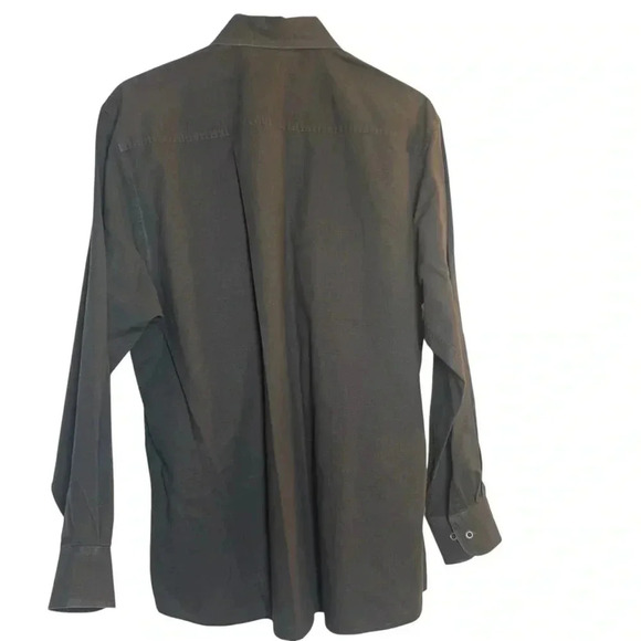 Wolverine Men’s Gray Button Up Long Sleeved Work Shirt Large Pockets Outdoor - Picture 4 of 11